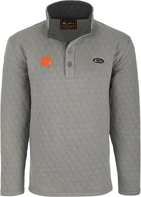 Drake Men’s Clemson University Delta Quilted Sweatshirt