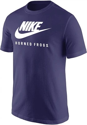 Nike Men's Texas Christian University Cotton Wordmark T-shirt