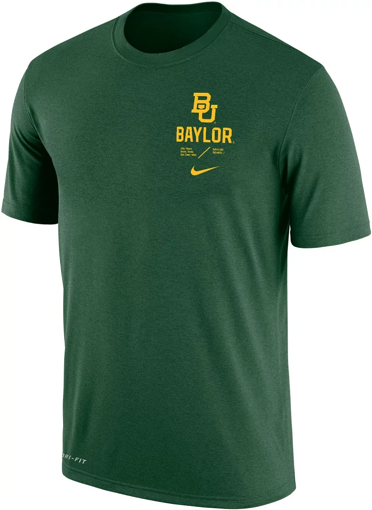 Nike Men's Baylor University Dri-FIT Cotton Team Issue T-shirt