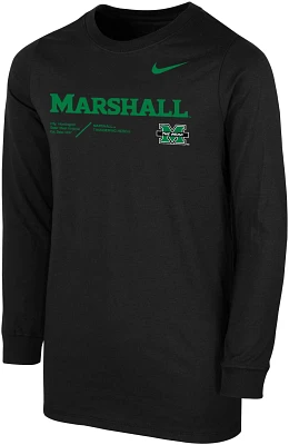 Nike Boys' Marshall University Core Long Sleeve T-shirt