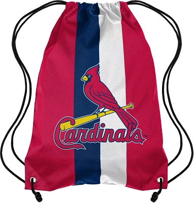 Forever Collectibles St. Louis Cardinals Team Stripe Drawstring Backpack                                                        