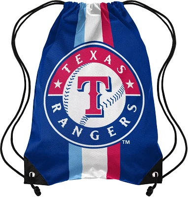Forever Collectibles Texas Rangers Team Stripe Drawstring Backpack                                                              