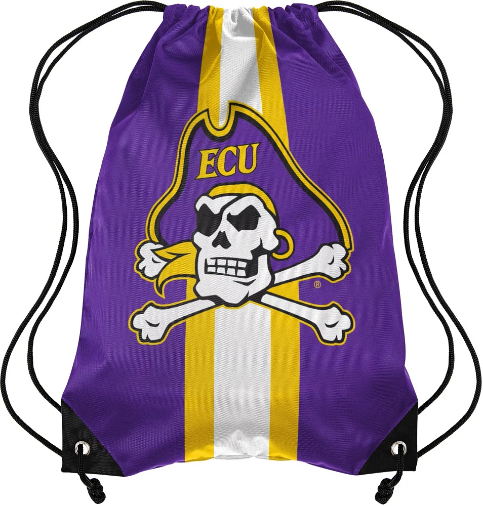 Forever Collectibles East Carolina University Team Stripe Drawstring Backpack                                                   