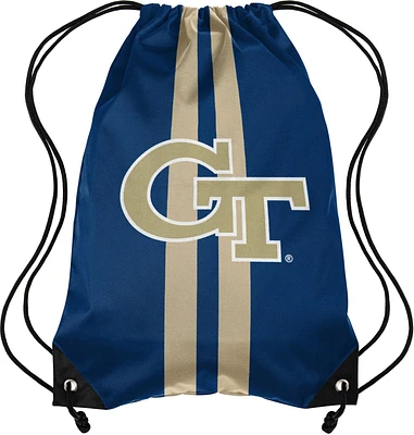 Forever Collectibles Georgia Tech Team Stripe Drawstring Backpack                                                               