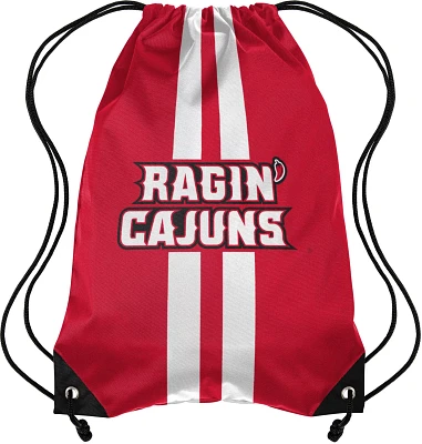 Forever Collectibles University of Louisiana at Lafayette Team Stripe Drawstring Backpack                                       