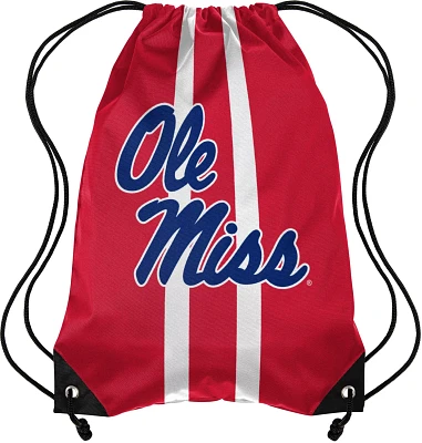 Forever Collectibles University of Mississippi Team Stripe Drawstring Backpack                                                  