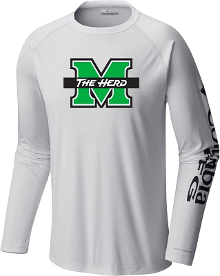 Columbia Sportswear Men's Marshall University Terminal Tackle Long Sleeve T-shirt