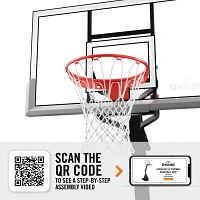 Spalding Accuglide 54 in Portable Acrylic Basketball Hoop                                                                       