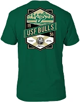 FLOGROWN Men's University of South Florida Double Diamond Crest T-shirt