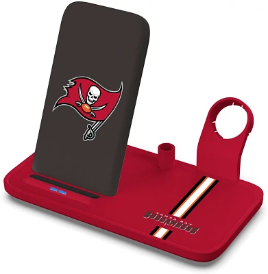 Mizco Tampa Bay Buccaneers 4-in-1 Wireless Charging Station                                                                     
