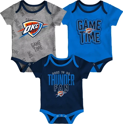 Outerstuff Infants’ Oklahoma City Thunder Game Time Creeper Set 3-Pack