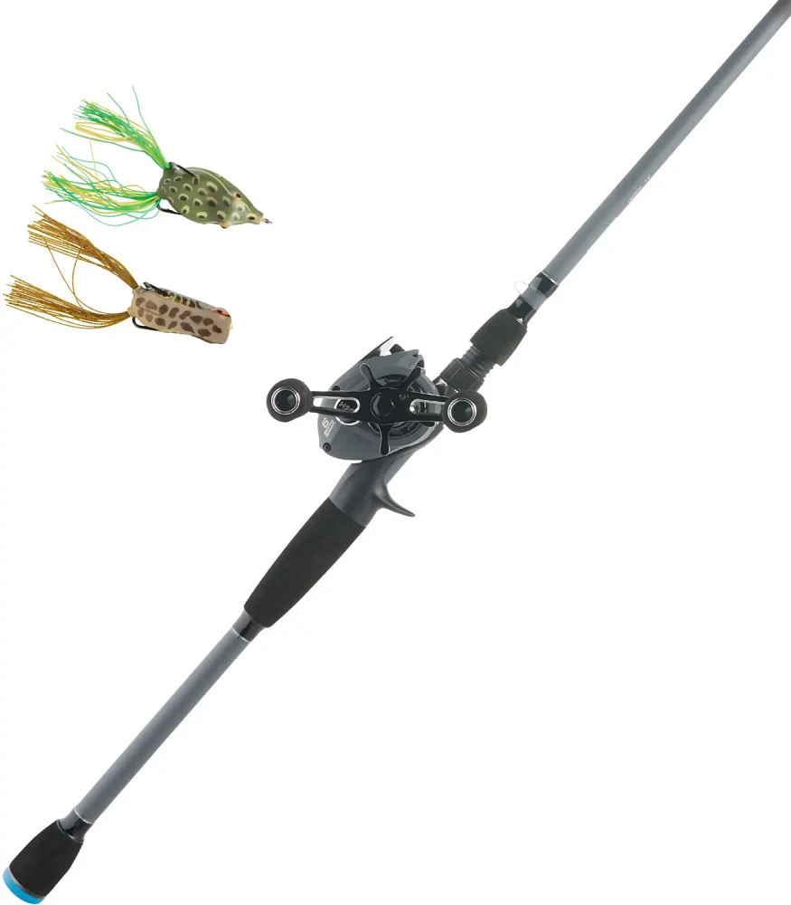 H2OX Premier Baitcast Combo with Frog Bait Kit                                                                                  