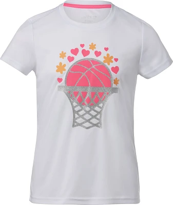 BCG Girls' Turbo Hearts Graphic T-shirt