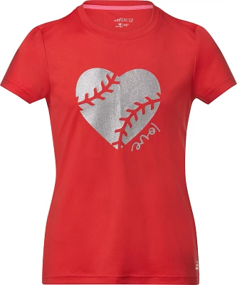 BCG Girls' Turbo Love Softball T-shirt
