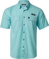 Magellan Outdoors Men's Pro Fish Short Sleeve Fishing Button-Down Shirt