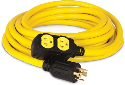 Champion 25ft 30-Amp 125/250V Duplex Generator Extension Cord                                                                   