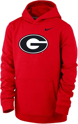 Nike Boys' University of Georgia Fleece Logo Hoodie
