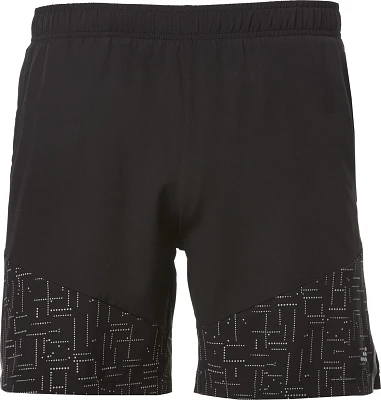 BCG Men's Running Race Reflective Print Shorts 7