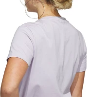 adidas Women's Bloom Linear Graphic Short Sleeve T-shirt
