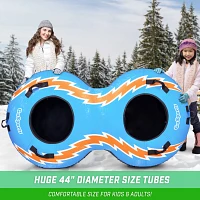 GoSports Retro Heavy Duty 2-Person Snow Tube                                                                                    