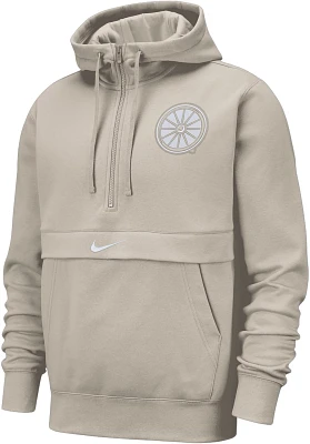 Nike Men's University of Oklahoma Club 1/2 Zip Hoodie