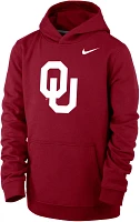 Nike Youth University of Oklahoma Club Fleece Logo Hoodie                                                                       