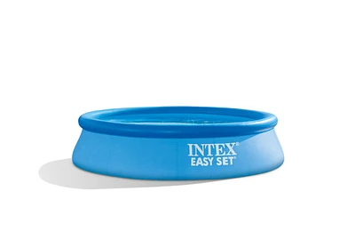 INTEX Easy Set 8 ft x 24 in Round Inflatable Swimming Pool                                                                      