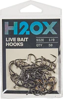 H2OX Live Bait Hooks 50 Pack
