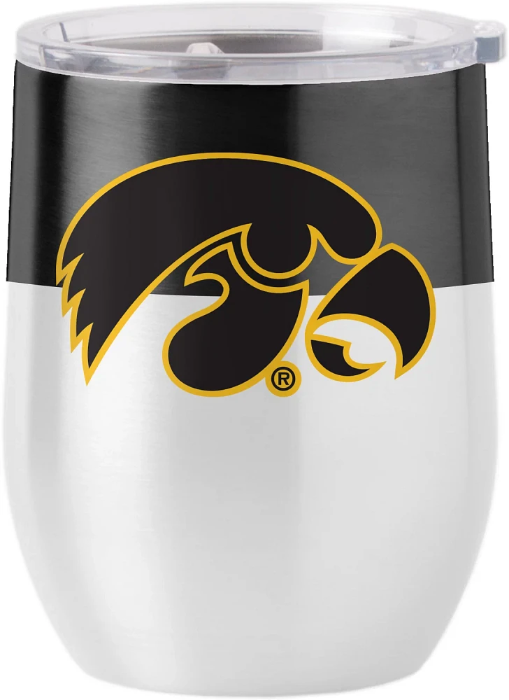 Logo Brands University of Kentucky 16 oz Colorblock Stainless Curved Beverage Tumbler                                           