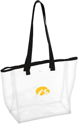 Logo Brands University of Iowa Stadium Clear Tote Bag                                                                           