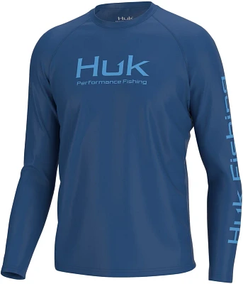 Huk Men's Vented Pursuit Long Sleeve Graphic T-shirt