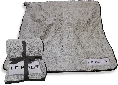 Logo Brands Los Angeles Kings Frosty Fleece Throw                                                                               