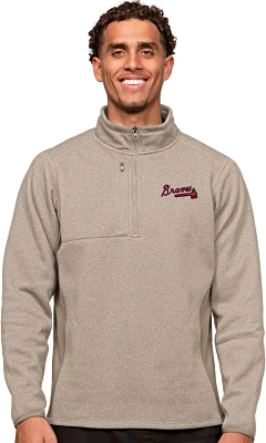 Antigua Men's Atlanta Braves Course Pullover