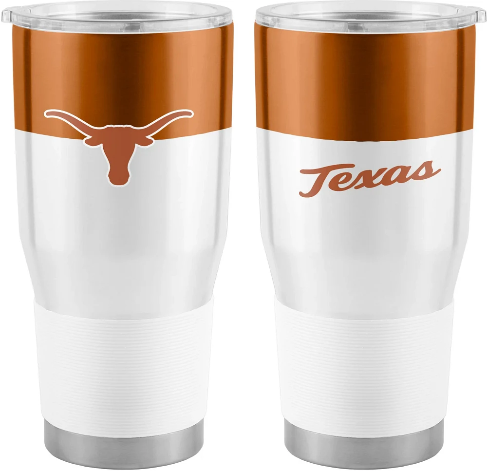 Logo Brands University of Texas 30 oz Colorblock Stainless Tumbler                                                              