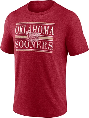 University of Oklahoma Men's Heritage Double Stripe Graphic T-shirt