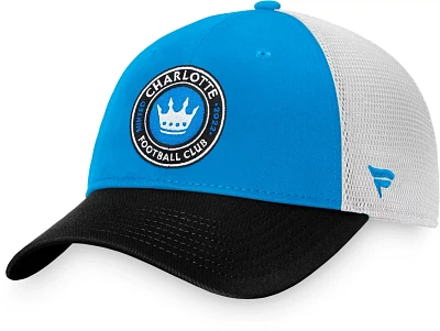 Fanatics Charlotte FC Core Unstructured Adjustable Snapback Trucker Cap                                                         