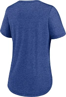 Nike Women's Texas Rangers Rewind Arch Mix Triblend T-shirt