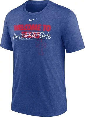 Nike Men's Texas Rangers Home Spin Triblend T-shirt