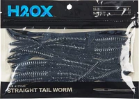 H2OX 6 inch Straight Tail Worm 12 Pack
