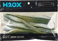 H2OX 5 inch Soft Jerk Shad Bait 12 Pack