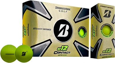 Bridgestone Golf E12 Contact 2023 Matte Red Balls 12-Pack