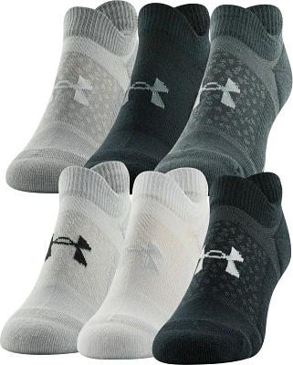Under Armour Women's Cushion No-Show Socks 6-Pack                                                                               