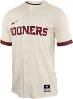 Nike Men's University of Oklahoma Full Button Replica Baseball Jersey                                                           