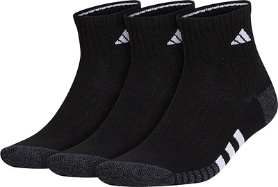 adidas Men's Cushioned 3.0 Quarter Socks 3-Pack