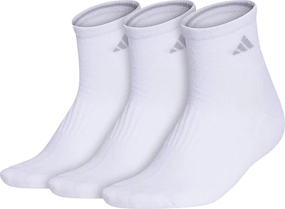 adidas Women's Cushioned 3.0 Quarter Socks 3-Pack                                                                               
