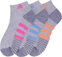 adidas Women's Cushioned 3.0 Low-Cut Socks 3-Pack                                                                               