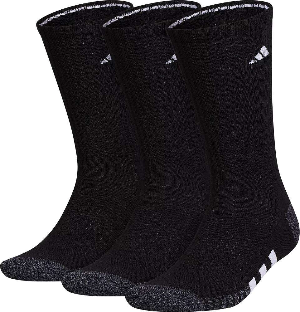 adidas Men's Cushioned 3.0 Crew Socks 3-Pack                                                                                    