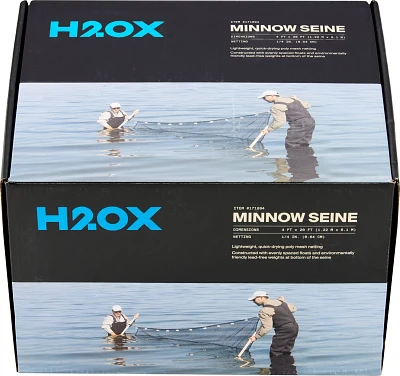 H2OX 4 foot X 20 foot Minnow Seine                                                                                              
