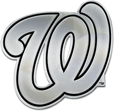 WinCraft Washington Nationals Chrome Freeform Auto Emblem                                                                       