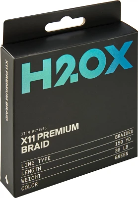 H2OX X11 Premium Braided Line 150 yard Filler Spools                                                                            